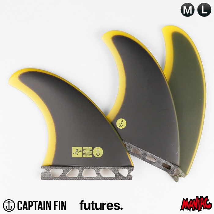 ե ե ץƥե 硼ȥܡ CAPTAIN FIN CO. CHEMISTRY THRUSTER ߥȥ꡼饹 M L FUTURES.١ ե塼㡼ե ȥ饤ե ե