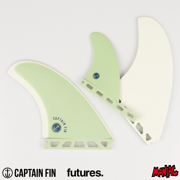 ե ե ĥե ץƥե 硼ȥܡ CAPTAIN FIN CO. CF TWIN + TRAILER MINT GREEN CFĥ ȥ졼顼 ߥȥ꡼ ĥ󥹥ӥ饤 FUTURES.١ ե塼㡼ե ե ȥ饤ե ե