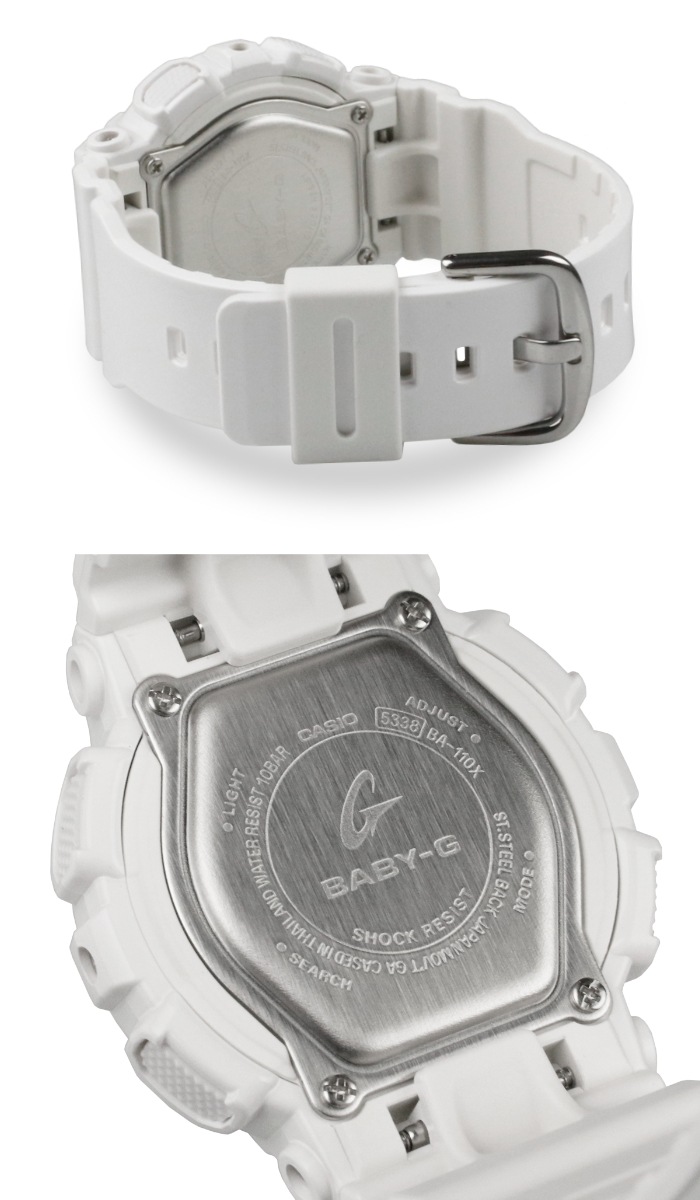 【新品】BABY-G(ベビージー) レディース ホワイト BABY-G｜大人女性に人気のある白いBABY-Gのおすすめランキング