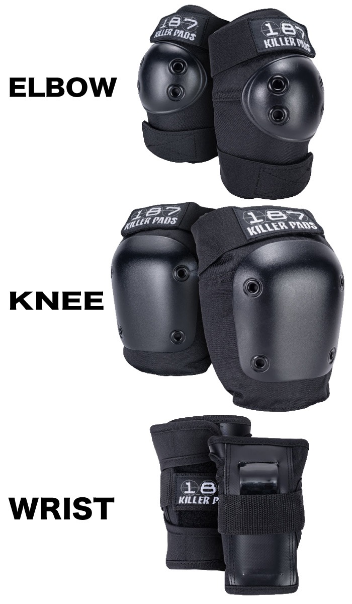 スケートボード スケボー プロテクター 187 KILLER PADS キラーパッド