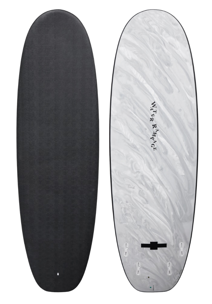 ウォーターランページソフトボード 6’8 ハードボトム フィン付 【手渡し限定】 ソフトボード ウォーターランページ オーシャンスタイラー 6'8
