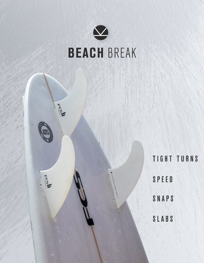 FCS2 FIN フィン トライフィン リアクター REACTOR - PC ホワイト