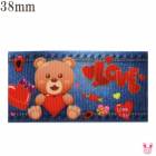 38mm���ץ��ȥ�ܥ󡡥ǥ˥�ȥ֥饦��٥���LOVE��ܥ�2m���κ߸˸¤��