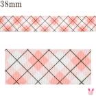 �ץ��ȥ�ܥ󡡤��ޤ���ԥ󥯤Υ����å���ܥ���38mm��1mñ�̡��ڤ���ꡡ(3m�ʾ�)