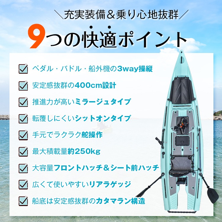 最終値下げ コンパクトカヤック一式 付属品の変更