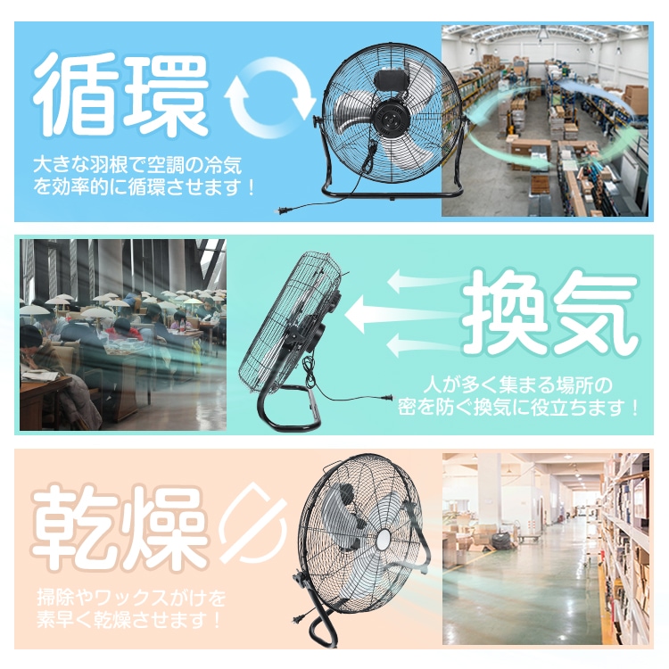 業務用扇風機 sg003 楽天市場】業務用扇風機 工業扇 工業用扇風機 扇風機 48cm 3枚