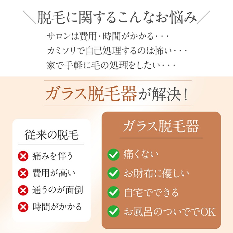 ガラス脱毛器 sg319