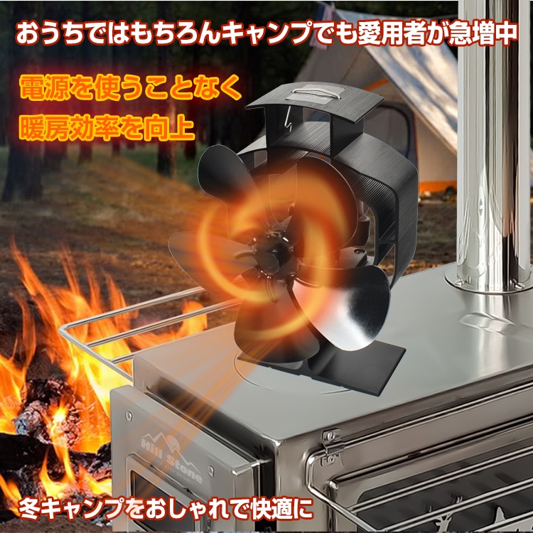 ストーブファン5枚羽 od580