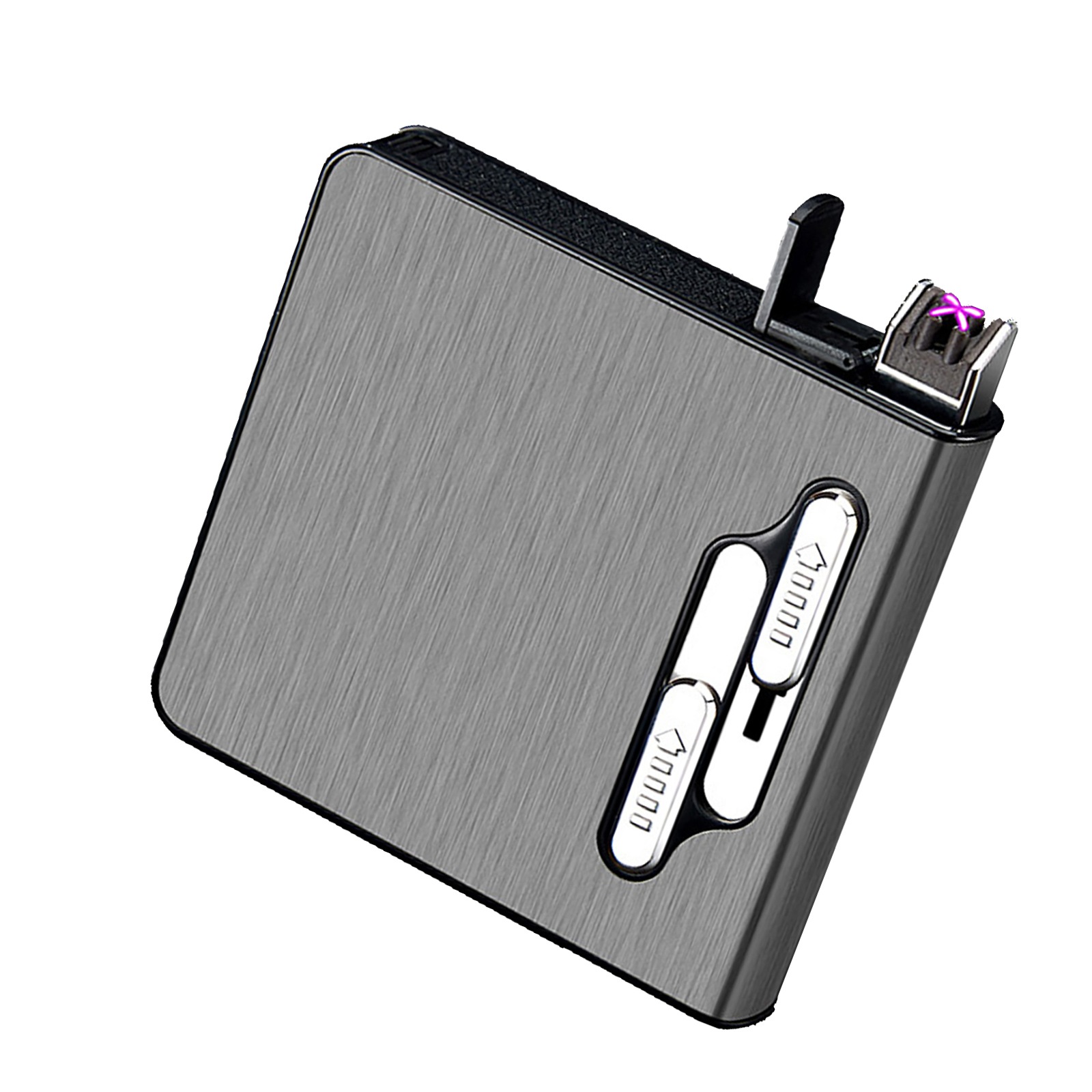 電子ライター内蔵 シガレットケース rt002