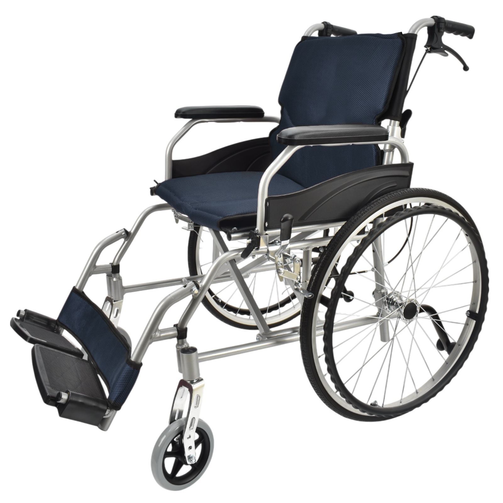 介護用車椅子 介助用車椅子KS70－4043 背折れ式・介助ブレーキ付