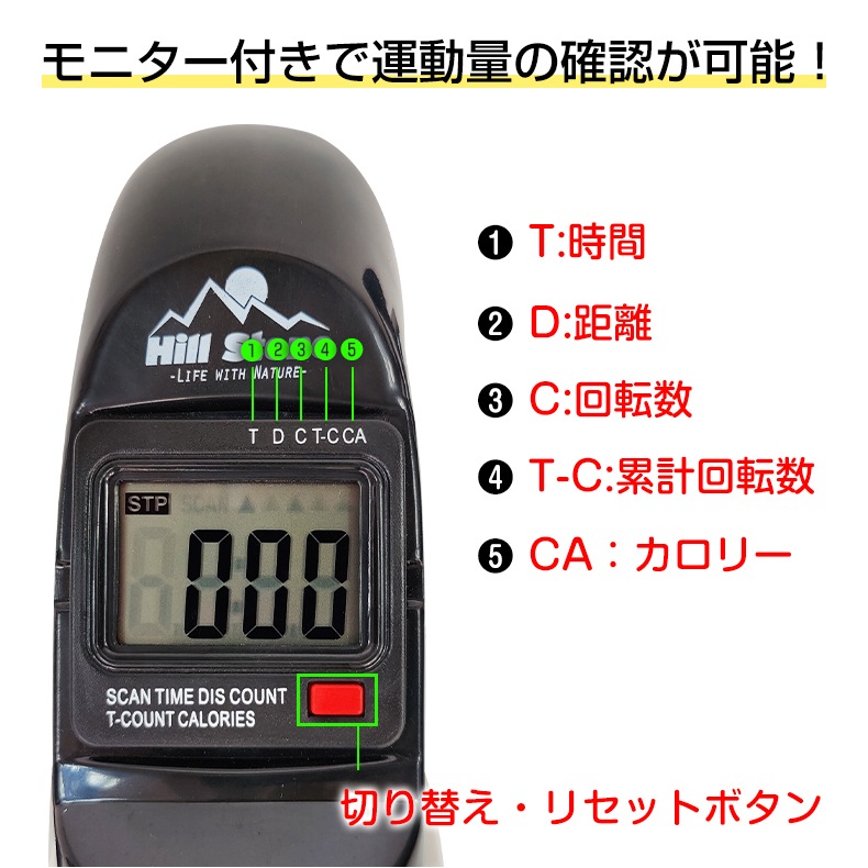 ミニフィットネスバイク de132