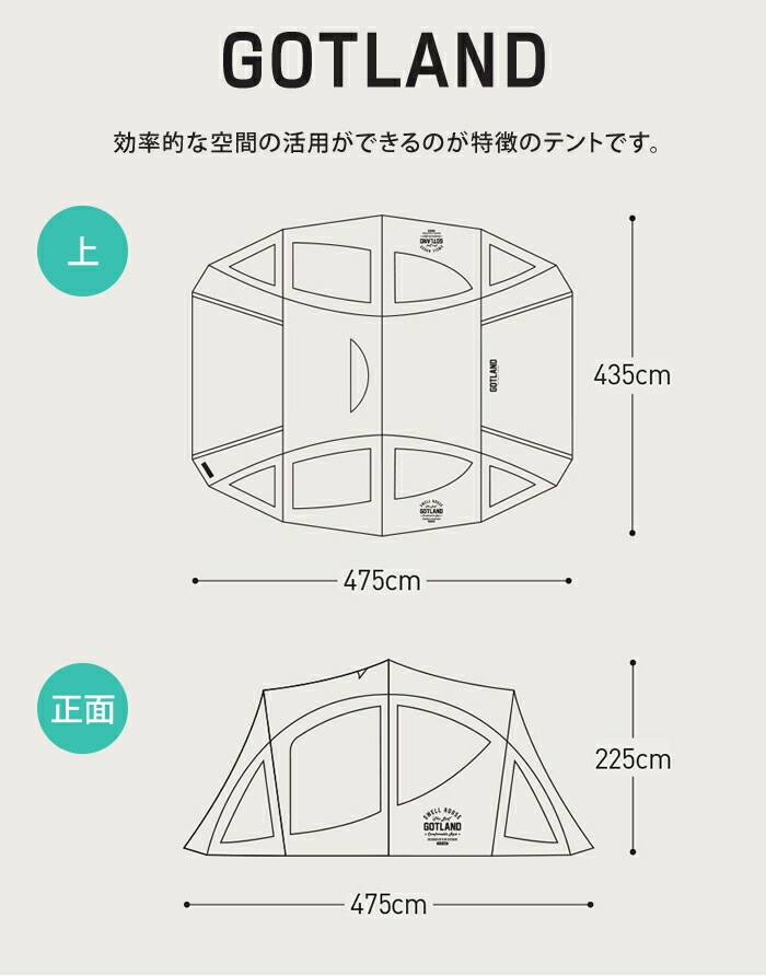 【KZM正規代理店】KZM OUTDOOR カズミアウトドア  GOTLAND SWELL ゴットランド シェルハウス セット ドーム型 テント 3人用 4人用 家族テント 大型テント 撥水 UVカット ファミリー キャンプ アウトドア 大型テント 家族 レジャー 防災 タープ不要テント k231t3t04