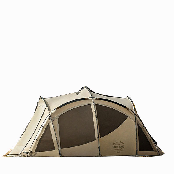 【KZM正規代理店】KZM OUTDOOR カズミアウトドア  GOTLAND SWELL ゴットランド シェルハウス セット ドーム型 テント 3人用 4人用 家族テント 大型テント 撥水 UVカット ファミリー キャンプ アウトドア 大型テント 家族 レジャー 防災 タープ不要テント k231t3t04