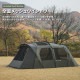 【KZM正規代理店】KZM OUTDOOR カズミアウトドア ジオパスプロ カーキ 4～5人用 ドームテント 4人用 5人用 オックスフォード生地 テフロンコーティング ブラックピグメント 撥水 フルクローズ タープ キャンプ アウトドア k231t3t08