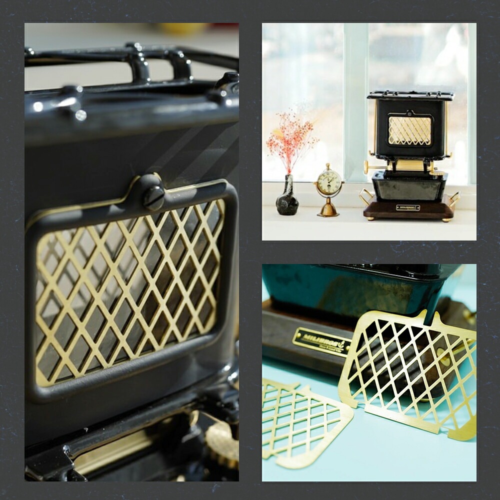 アイロンストーブ 真鍮製 フェンスパーツ IRON STOVE WINDOW FENCE 窓 パーツ  アイロン アイアン ストーブ ウィンナーウェル キャンプ ギア キャンプギア レトロ ヴィンテージ ビンテージ デザイン おしゃれ