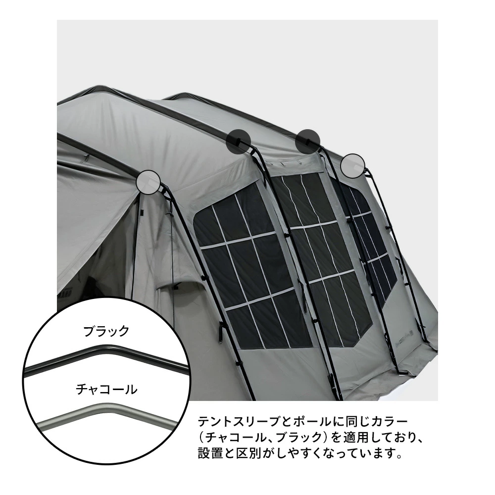 【予約販売 新商品】KZM OUTDOOR グランディオハウス 4-5人用 メタル グレー 通気性 抜群 収納 軽量 キャンプ アウトドア ピクニック 釣り フェス 設置 軽い 4人用  5人用 家族 持ち運び 花見 オートキャンプ