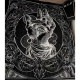m.o.c アウトドア ブランケット 毛布 幅 150×200cm キャンプ アウトドア寝具 ひざ掛け 暖かい 秋 冬 グランピング ビーチ プール 毛布 インテリア スカル ドクロ 髑髏 猫 烏 カラス ねこ スカルモチーフ リバーシブル フクロウ 梟
