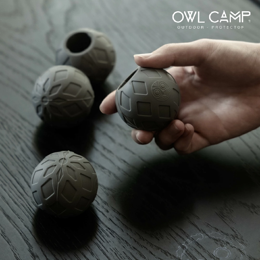 OWL CAMP シリコンゴムボールフィート シリコン ゴム アウトドア 軽量 チェア キャンプ リゾート おしゃれ キャンプグッズ キャンプ用品 ソロキャンプ 脚カバー 滑り止め