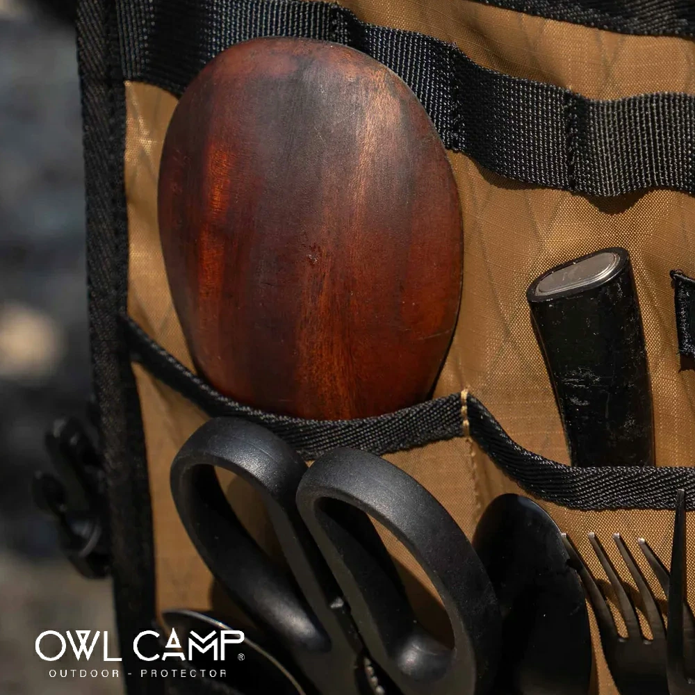 OWL CAMP X-Pac 防水ロールアップ用具バッグ アウトドア 軽量 チェア キャンプ リゾート おしゃれ キャンプ用品  ソロキャンプ