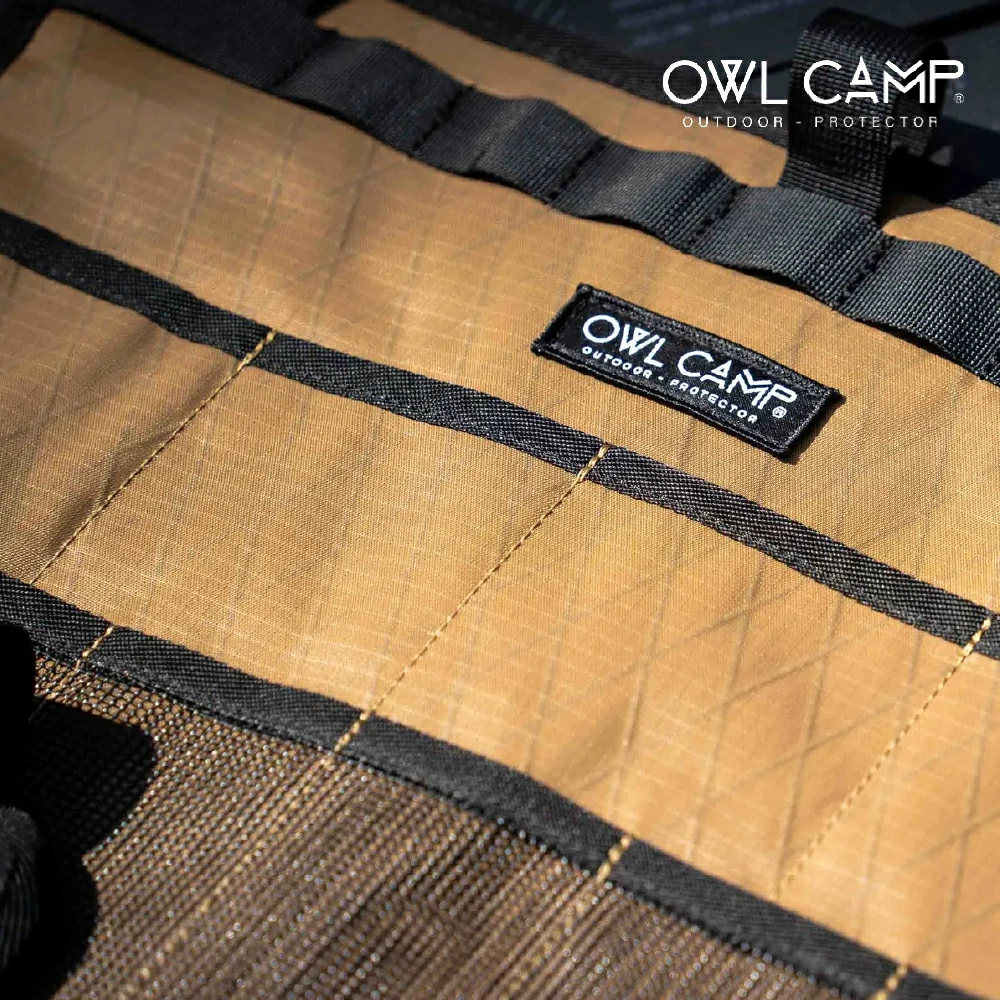 OWL CAMP X-Pac 防水ロールアップ用具バッグ アウトドア 軽量 チェア キャンプ リゾート おしゃれ キャンプ用品  ソロキャンプ