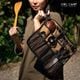 OWL CAMP X-Pac 防水ロールアップ カトラリーケース 39cm×33cm アウトドア 軽量 チェア キャンプ リゾート おしゃれ キャンプ用品  ソロキャンプ ブラック サンド
