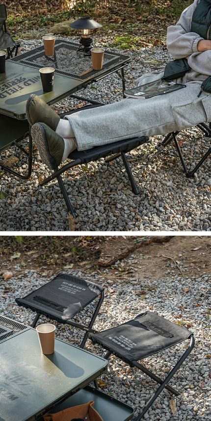 【KZM正規代理店】KZM OUTDOOR カズミアウトドア フィールドBBQチェア2Pセット 2色 セット折りたたみ椅子 ブラック オリーブカーキ アウトドアチェア 折りたたみ椅子 耐荷重100kg スチール  持ち運び 超軽量 k23t1c07