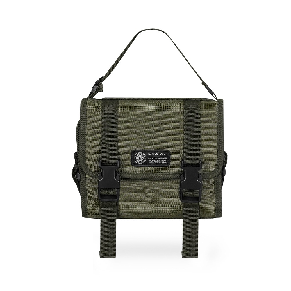 【KZM公式ストア】KZM カズミ フィールドファミリーウォッシュバック アウトドアポーチ 収納ケース 収納バッグ マルチ収納 おしゃれ キャンプ アウトドア  フィールドオーバルケース メッシュポケット つけ外し可能 シェラカップ収納 ポーチ バッグ