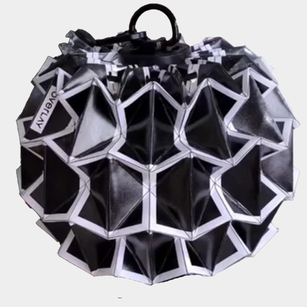 overlay 折り紙ランタンシェード 選べる4色 専用ケース付き 折りたたみ