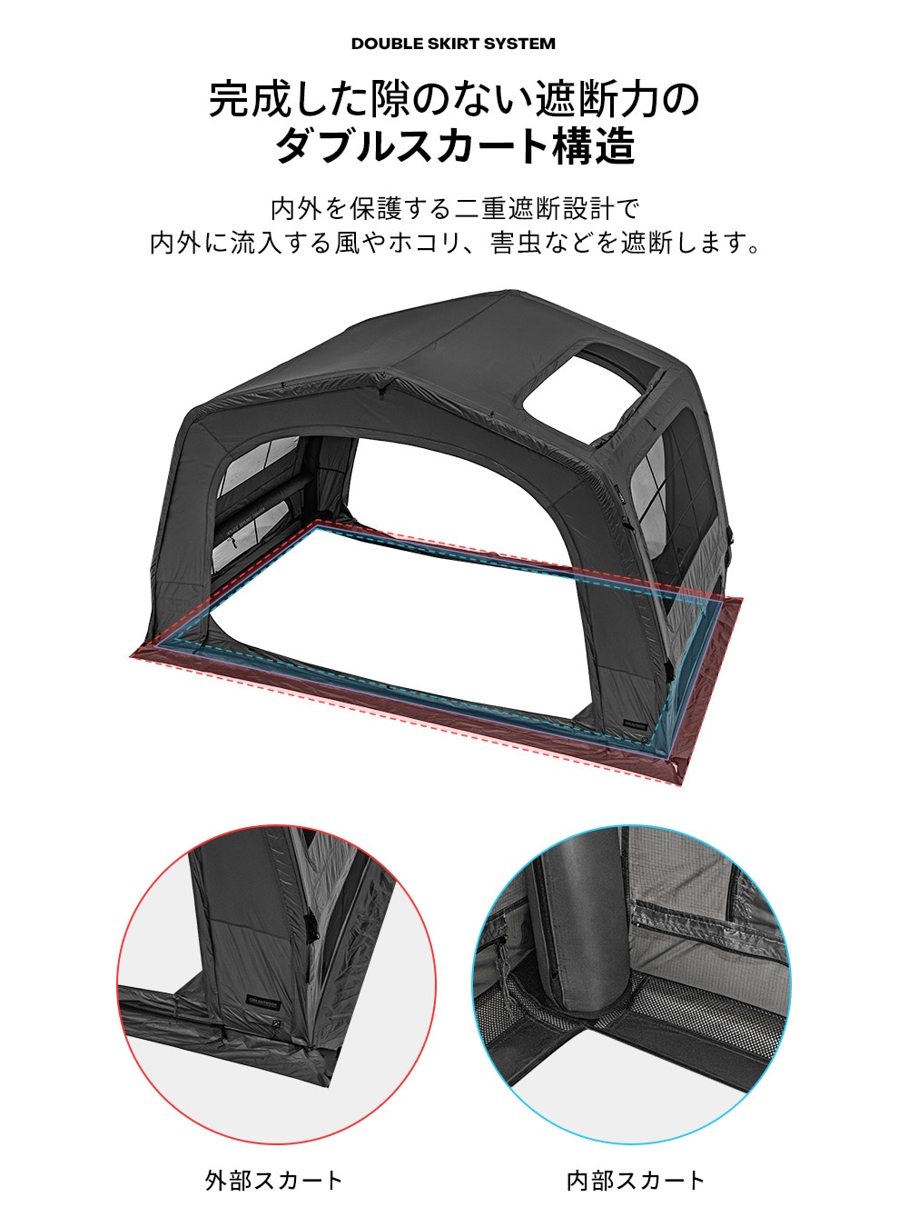 KZM公式ストア】KZM OUTDOOR カズミ アウトドア AON T-250 エア