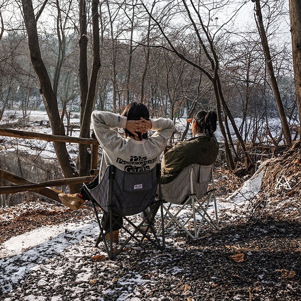 【KZM正規代理店】KZM OUTDOOR カズミアウトドア カズミ ビスタチェア エバーナイン チャコール アウトドアチェア 折りたたみ 椅子 軽量 キャンプ椅子 リゾートチェア おしゃれ キャンプ用品  ソロキャンプ キャンプ製品 アウトドア インテリア 室内