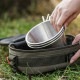 【KZM正規代理店】KZM OUTDOOR カズミアウトドア キャンプ 収納 小物入れ キャンプ用品 アウトドアポーチ 収納ケース 収納バッグ マルチ収納 おしゃれ キャンプ アウトドア  フィールドオーバルケース (-k23t3b02)