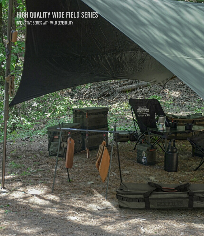 【KZM正規代理店】KZM OUTDOOR カズミアウトドア バッグ フィールドポールセーフバッグ 軽量 キャンプバッグ リゾートバッグおしゃれ キャンプ用品  ボストンバッグ キャンプ製品 アウトドア インテリア 室内家具 室外家具