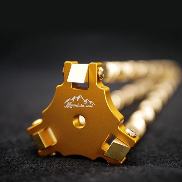 アウトドア トライポッド 三脚 選べる4種 ステンレス製 チタン製 真鍮 鉄 サイドテーブル アウトドア ソロキャンプ 手造り MOUNTAIN SOUL 山魂 写真撮影 山登り スマホ ビデオカメラ コンパクト 軽量 伸縮 自撮り スタンド