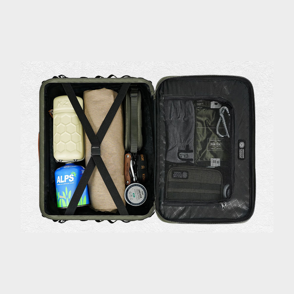 【KZM正規代理店】KZM OUTDOOR カズミアウトドア フィールドレディバッグ ナイロン素材 レザーハンドル ウェビング ブラック オリーブカーキ キャンプ レジャー椅子 リラックス 軽量 快適 おしゃれ 収納バッグ付き k23t3b10
