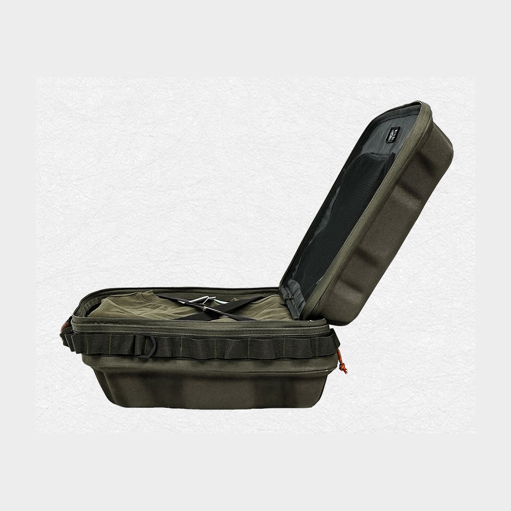 【KZM正規代理店】KZM OUTDOOR カズミアウトドア フィールドレディバッグ ナイロン素材 レザーハンドル ウェビング ブラック オリーブカーキ キャンプ レジャー椅子 リラックス 軽量 快適 おしゃれ 収納バッグ付き k23t3b10