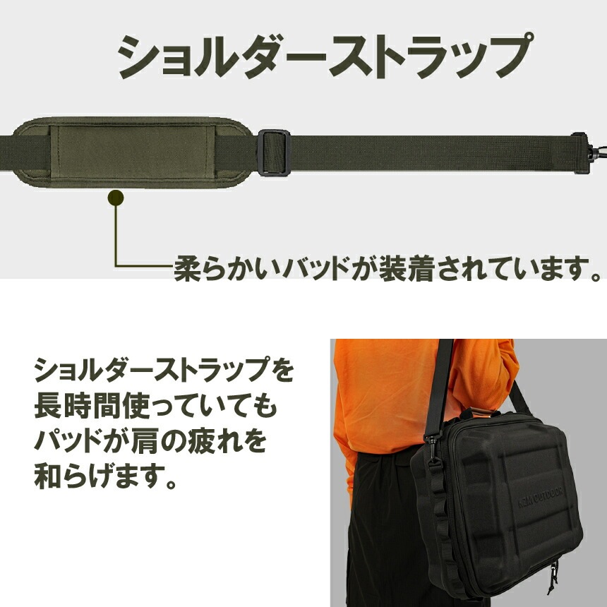 【KZM正規代理店】KZM OUTDOOR カズミアウトドア フィールドレディバッグ ナイロン素材 レザーハンドル ウェビング ブラック オリーブカーキ キャンプ レジャー椅子 リラックス 軽量 快適 おしゃれ 収納バッグ付き k23t3b10