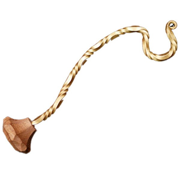 真鍮オイルランタン フック、壁掛け用金具付き 真鍮オイルランタン