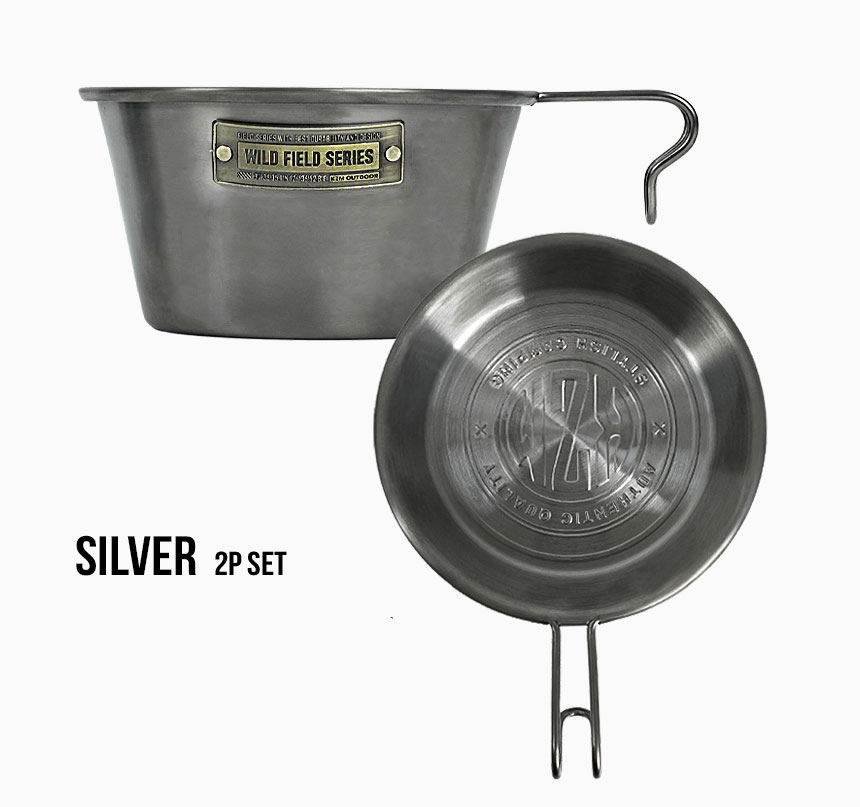 【KZM正規代理店】KZM OUTDOOR カズミアウトドア フィールドクラフト シエラカップ ステンレス キャンプ 食器 カップ アウトドア キャンプ用品 皿 2P セット 保温 保冷 コップ 器 BBQ  割れない アウトドア 料理 プレゼント 大容量 カップ キャンプ バーベキュー 防災