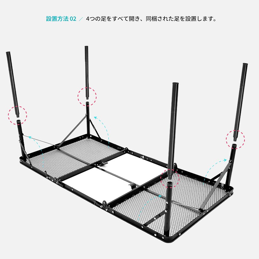 【KZM正規代理店】KZM OUTDOOR カズミアウトドア テーブル アイアンメッシュ3フォールディングテーブル アウトドアテーブル 折りたたみ 机 軽量 キャンプ おしゃれ キャンプ用品  キャンプ製品 アウトドア インテリア 室内家具 室外家具