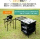 【KZM正規代理店】KZM OUTDOOR カズミアウトドア ユニオンアイアン ツーウェイ バーナー スタンド 軽量  簡単設置 設置台 ワンバーナー ツーバーナー 幅調整 接続 コンパクト 収納 簡単 設置 ソロ 釣り 登山 収納袋付き BBQ