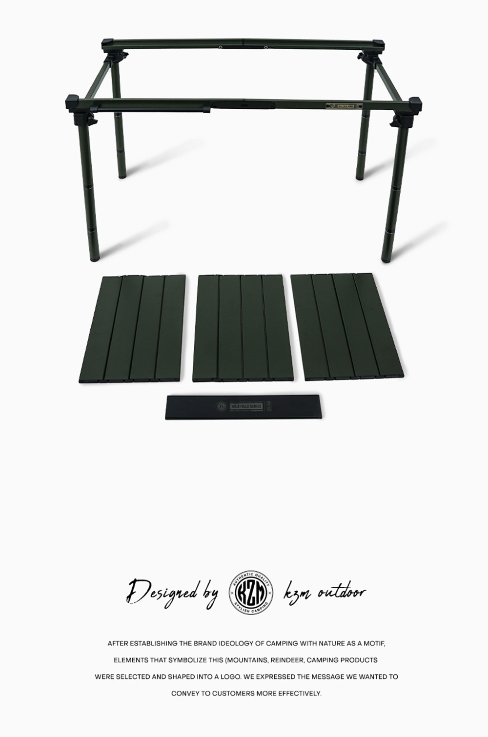 【KZM正規代理店】KZM フィールドトップテーブル Sサイズ 折りたたみ 3段階 コンパクト 収納 アウトドア キャンプ 収納袋 便利 イベント 夏 フェス レジャー 防災 避難用 収納バッグ テーブル 机 キャリーバッグ 持ち運び