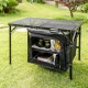 【KZM正規代理店】KZM OUTDOOR カズミアウトドア キャンプテーブル用 キャビネット  アイアンメッシュテーブルシリーズ用キャビネット イージーキャビネット テーブルアクセサリー アウトドア キャンプ用品  キャンプ ユニオンアイアンメッシュキャビネット