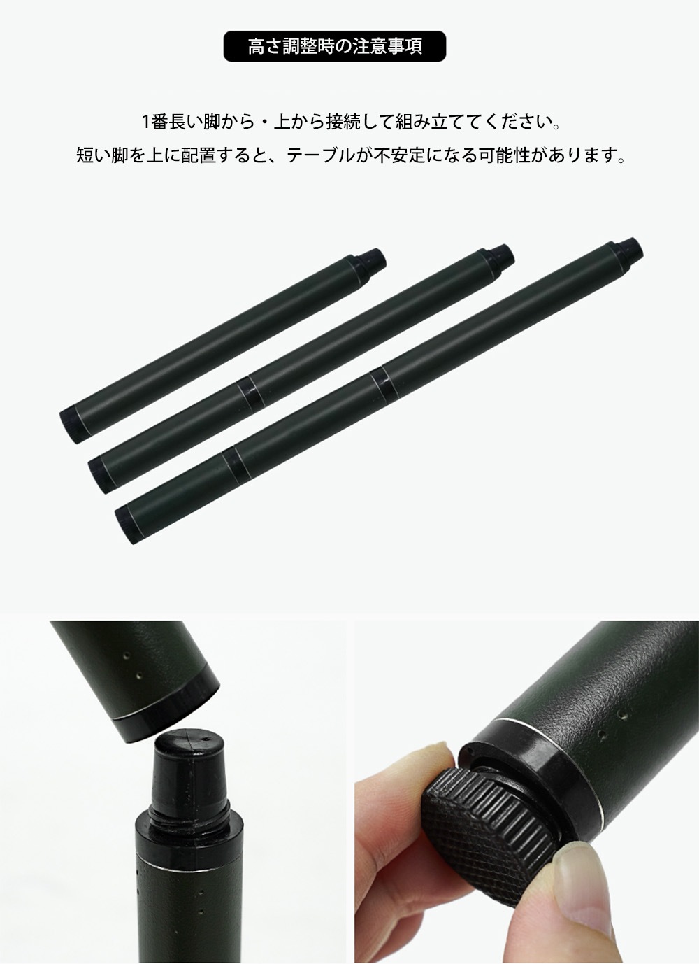 【KZM正規代理店】KZM OUTDOOR KZM アウトドア ワイルドフィールド2折りたたみテーブル 折りたたみ 3段階 コンパクト 収納 アウトドア キャンプ 収納袋 オリーブカーキ 便利 イベント 夏 フェス レジャー 防災 キャンプテーブル k23t3u05