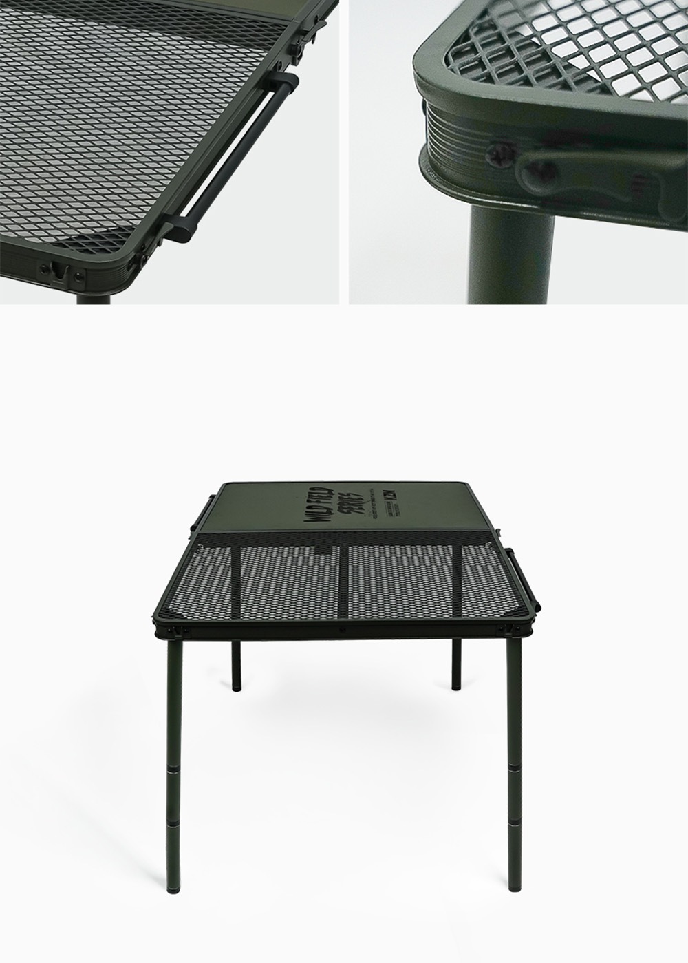 【KZM正規代理店】KZM OUTDOOR KZM アウトドア ワイルドフィールド2折りたたみテーブル 折りたたみ 3段階 コンパクト 収納 アウトドア キャンプ 収納袋 オリーブカーキ 便利 イベント 夏 フェス レジャー 防災 キャンプテーブル k23t3u05