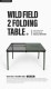 【KZM正規代理店】KZM OUTDOOR KZM アウトドア ワイルドフィールド2折りたたみテーブル 折りたたみ 3段階 コンパクト 収納 アウトドア キャンプ 収納袋 オリーブカーキ 便利 イベント 夏 フェス レジャー 防災 キャンプテーブル k23t3u05