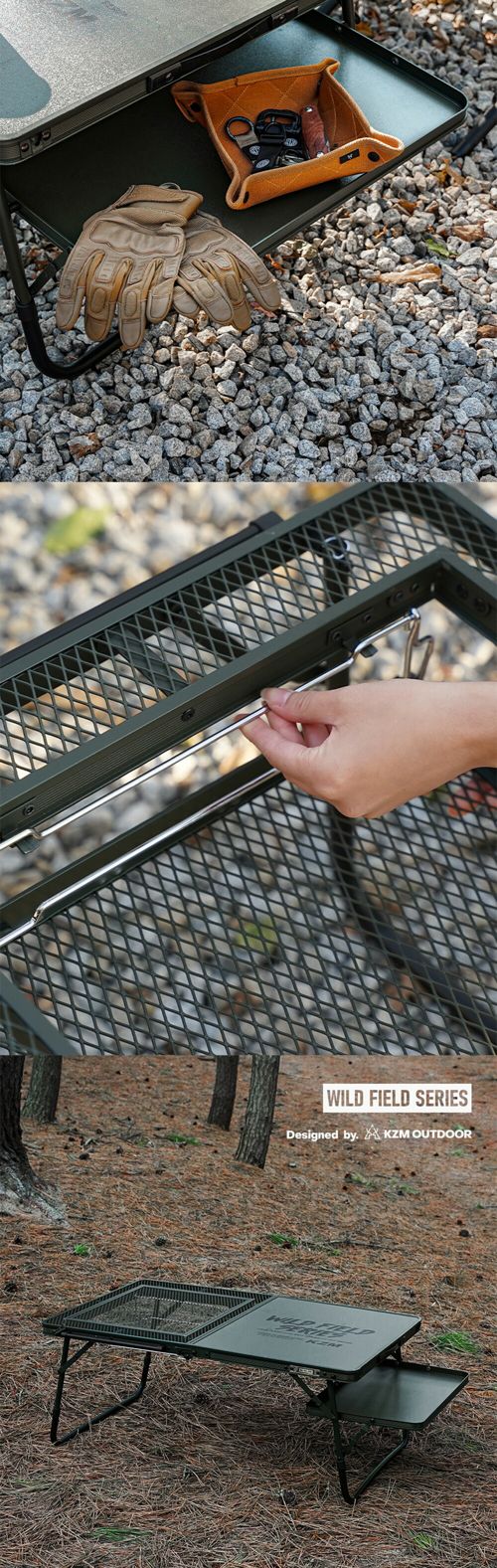 【KZM正規代理店】KZM OUTDOOR KZM アウトドア ワイルドフィールドローBBQテーブル 折りたたみ BBQ コンパクト 収納  アウトドア キャンプ 収納袋 オリーブカーキ 便利 フェス レジャー 防災 避難用 収納バッグ テーブル 机 キャリーバッグ 持ち運び k23t3u06