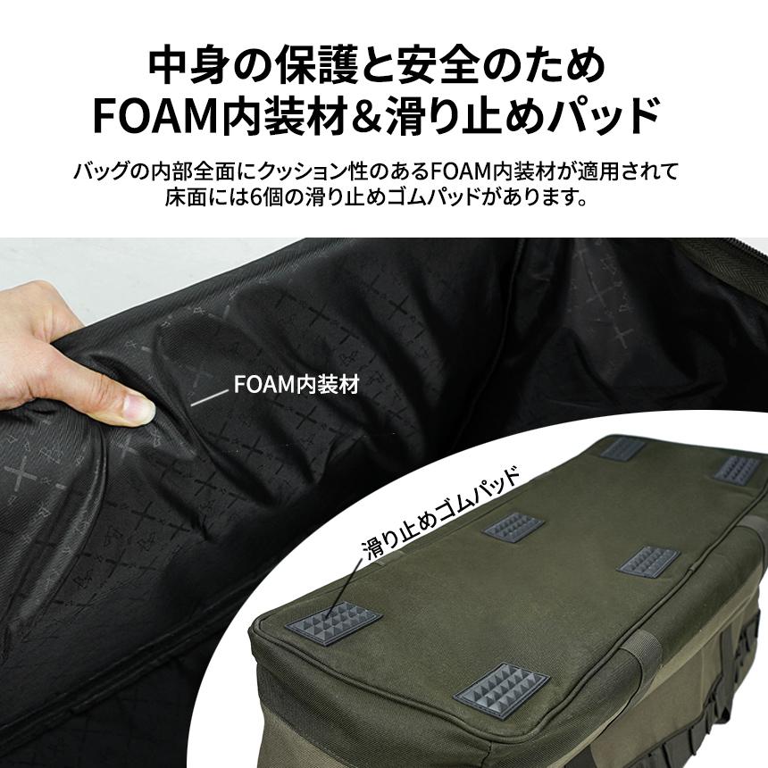【KZM正規代理店】KZM OUTDOOR カズミアウトドア フィールドマルチポールバッグ / キャンプ バッグ ポール収納 大容量 キャンプ用品 収納バッグ マルチ収納 おしゃれ キャンプ アウトドア フィールドマルチポールバッグ k23t3b04