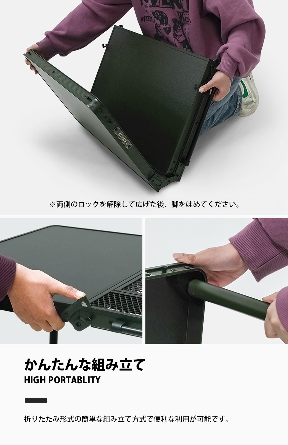 【KZM正規代理店】KZM OUTDOOR カズミアウトドア ワイルドフィールド3折りたたみBBQテーブル  コンパクト 収納  アウトドア キャンプ 収納袋 オリーブカーキ 便利 イベント 夏 フェス レジャー 防災 避難用 収納バッグ テーブル 机 キャリー 持ち運び k23t3u07