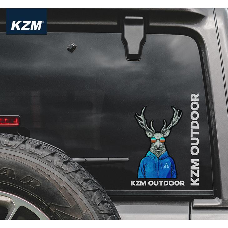 【KZM正規代理店】KZM カズミ  車両用デカールステッカーM ステッカー 車 デカール CAR DECAL STICKER Mサイズ アウトドア キャンプ おしゃれ 飾り 海 山 レジャー 海水浴 ギフト プレゼント キャンプ用品