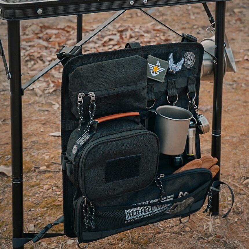 【KZM正規代理店】KZM OUTDOOR カズミアウトドア  小物 フィールドマルチオーガナイザー キャンプ用品 軽量 キャンプ小物 高密度ポリエスエル 小物入れ キャンプ リゾート おしゃれ キャンプ用品  キャンプ製品 アウトドア インテリア 室内家具 室外家具